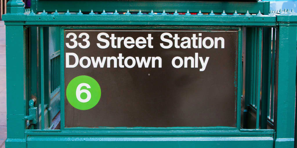 New York City Subway in New York New York